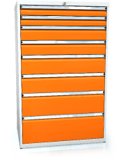 Schubladenschränke 1373 x 860 x 600 - 8x Schubladen